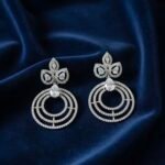 Regal Lotus Halo Drop Earrings