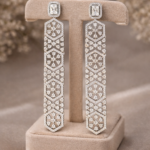 Crystal Lattice Drop Earrings